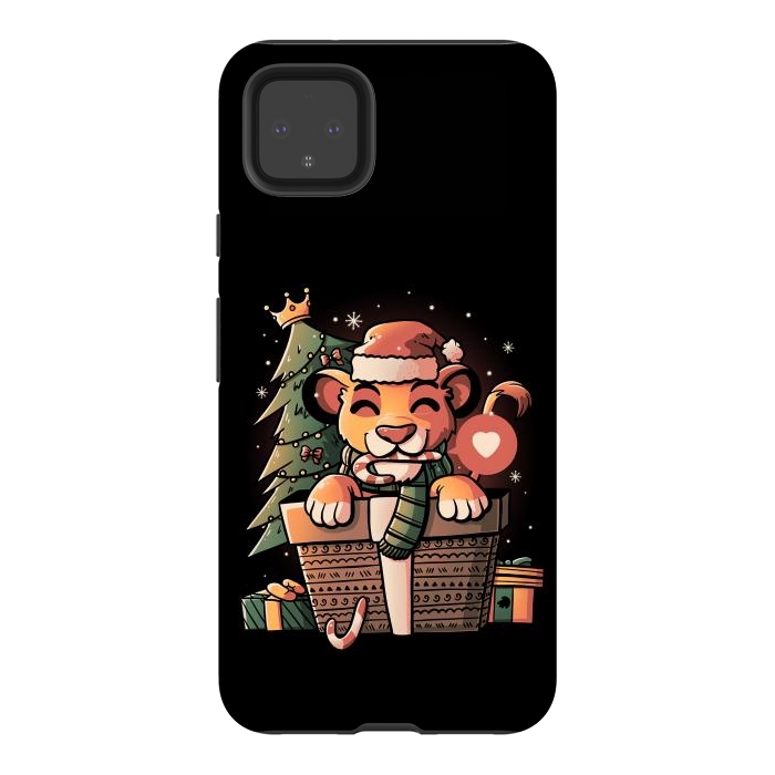 Pixel 4XL StrongFit Lion Gift by eduely
