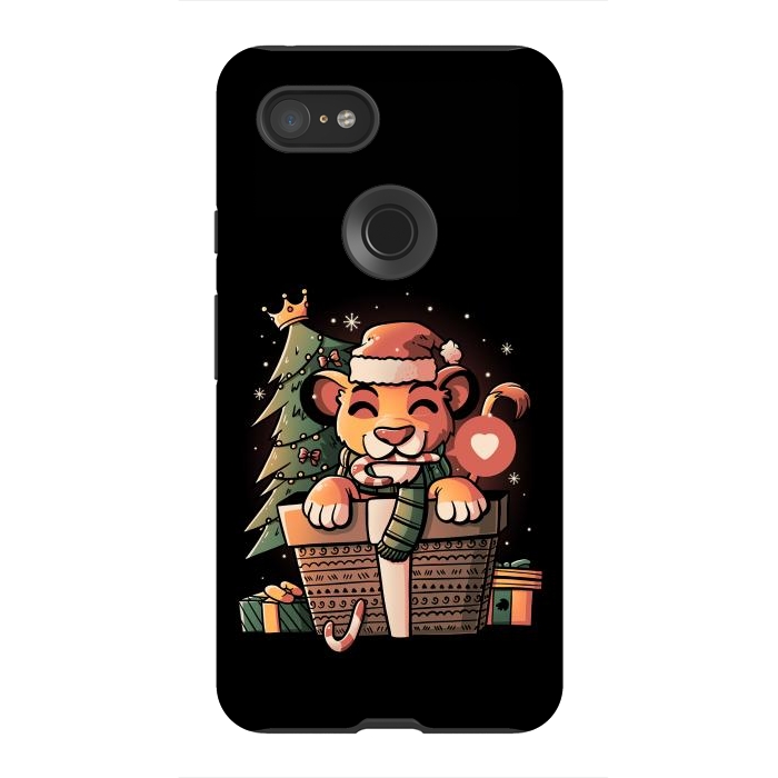 Pixel 3XL StrongFit Lion Gift by eduely