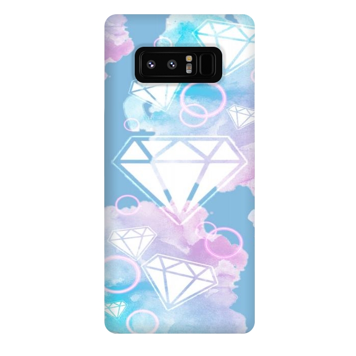 Galaxy Note 8 StrongFit Aesthetic Diamond Clouds by CAS