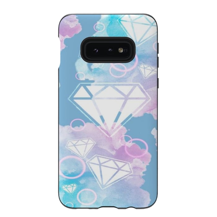 Galaxy S10e StrongFit Aesthetic Diamond Clouds by CAS