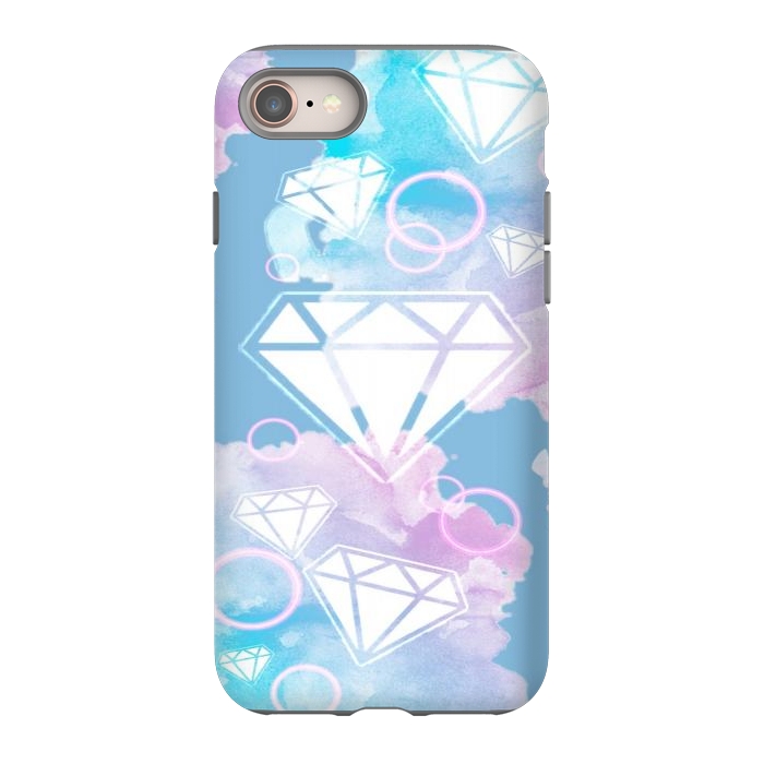 iPhone SE StrongFit Aesthetic Diamond Clouds by CAS