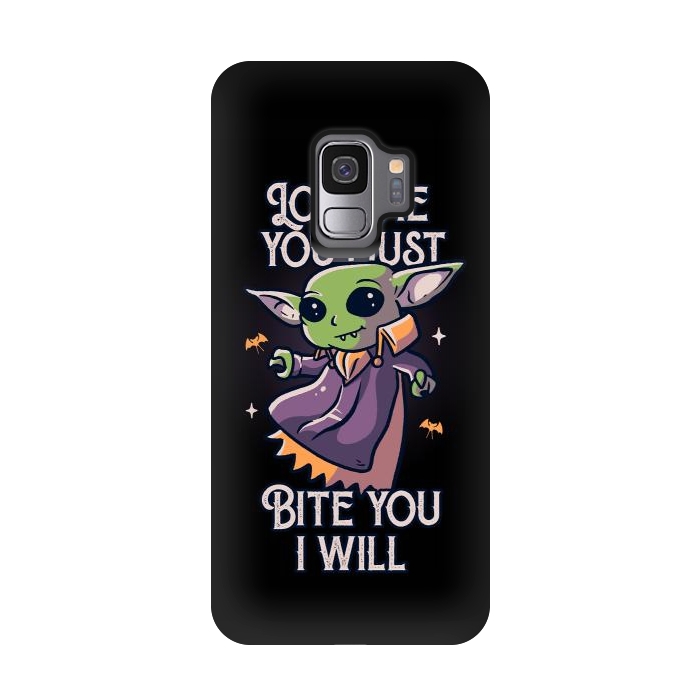 Galaxy S9 StrongFit Love Me You Must Bite You I Will Funny Cute Spooky by eduely