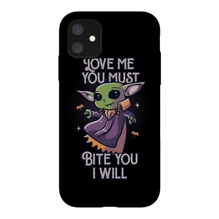 iPhone 11 StrongFit Love Me You Must Bite You I Will Funny Cute Spooky by eduely