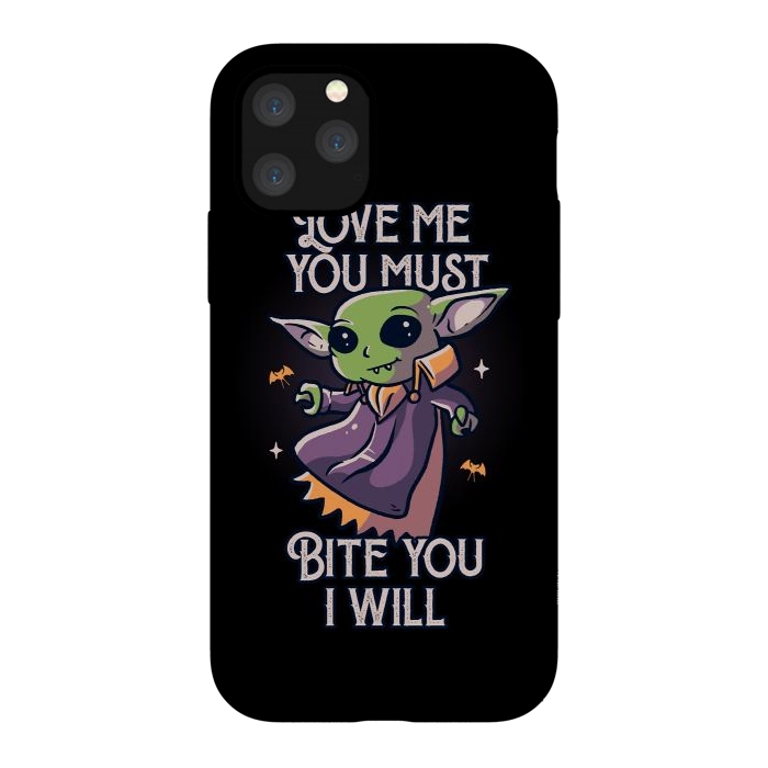 iPhone 11 Pro StrongFit Love Me You Must Bite You I Will Funny Cute Spooky by eduely