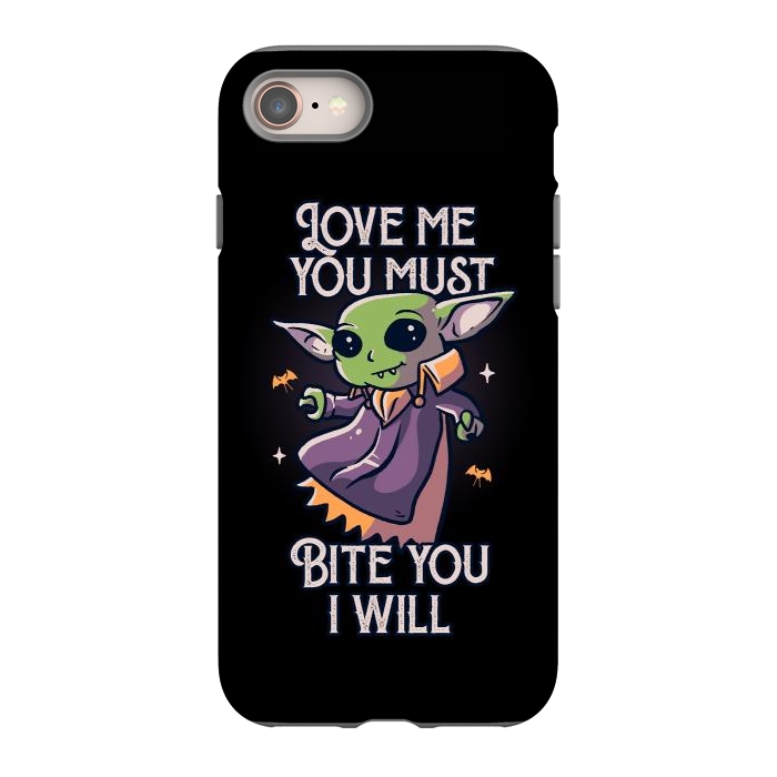 iPhone SE StrongFit Love Me You Must Bite You I Will Funny Cute Spooky by eduely