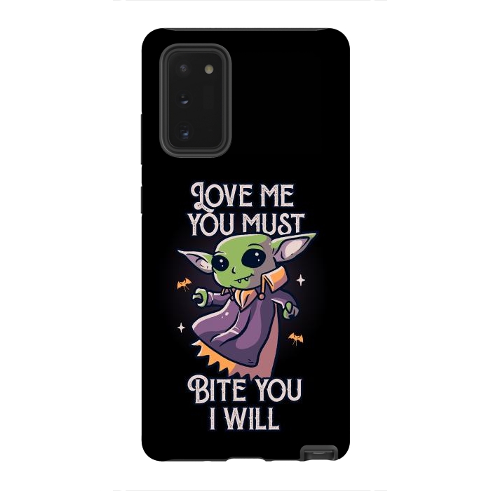 Galaxy Note 20 StrongFit Love Me You Must Bite You I Will Funny Cute Spooky by eduely