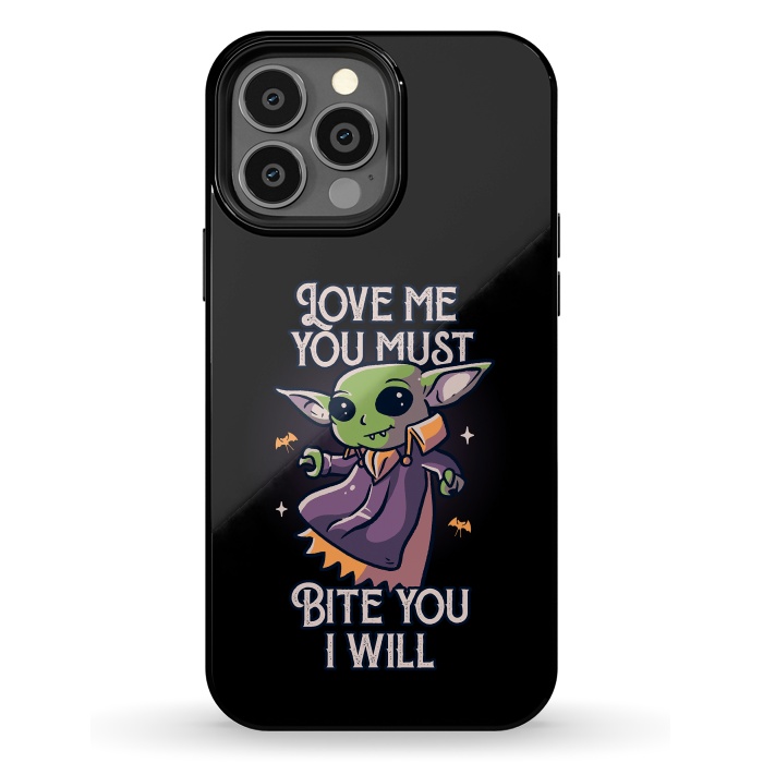 iPhone 13 Pro Max StrongFit Love Me You Must Bite You I Will Funny Cute Spooky by eduely