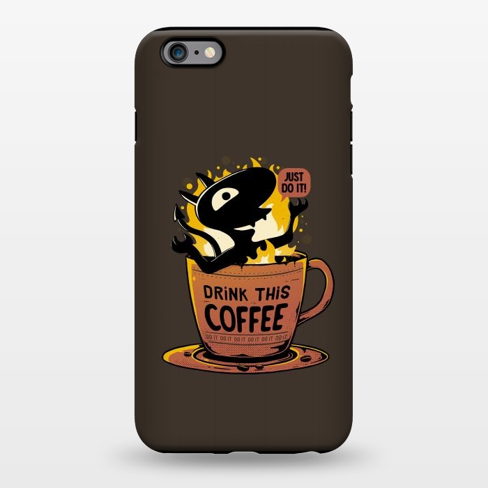 iPhone 6/6s plus StrongFit Luci Coffee by eduely