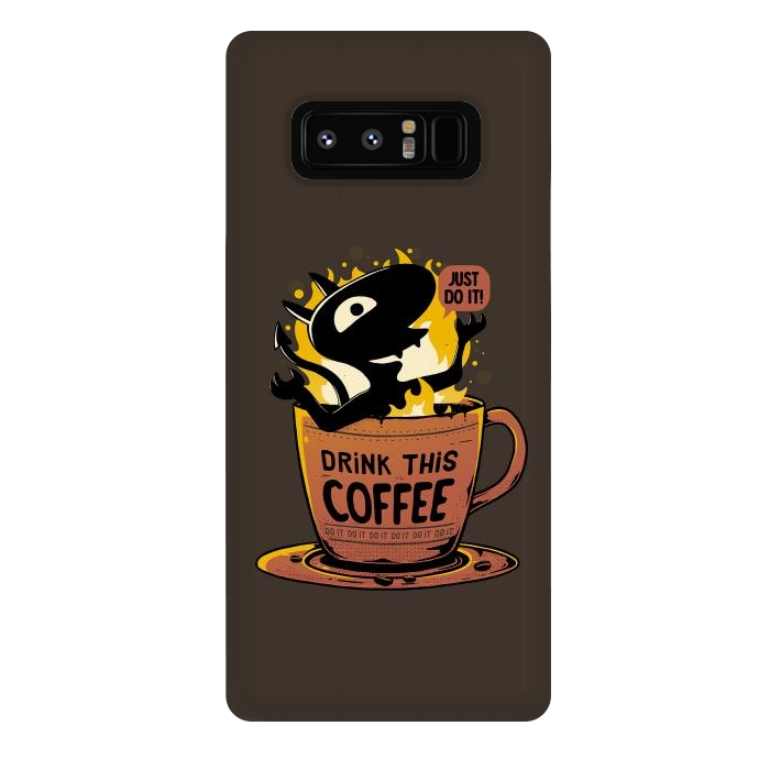 Galaxy Note 8 StrongFit Luci Coffee by eduely
