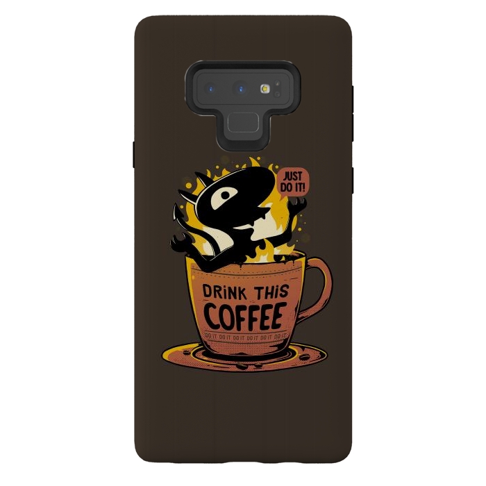 Galaxy Note 9 StrongFit Luci Coffee by eduely