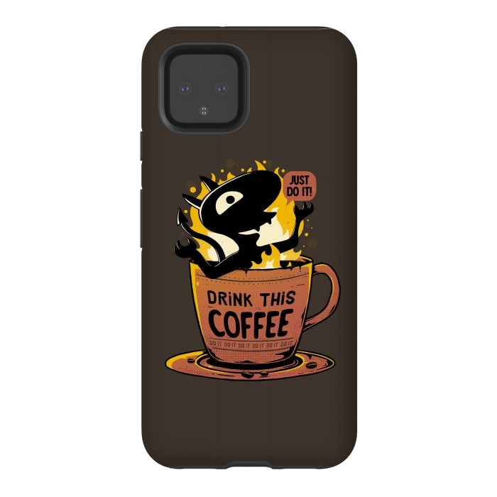 Pixel 4 StrongFit Luci Coffee by eduely