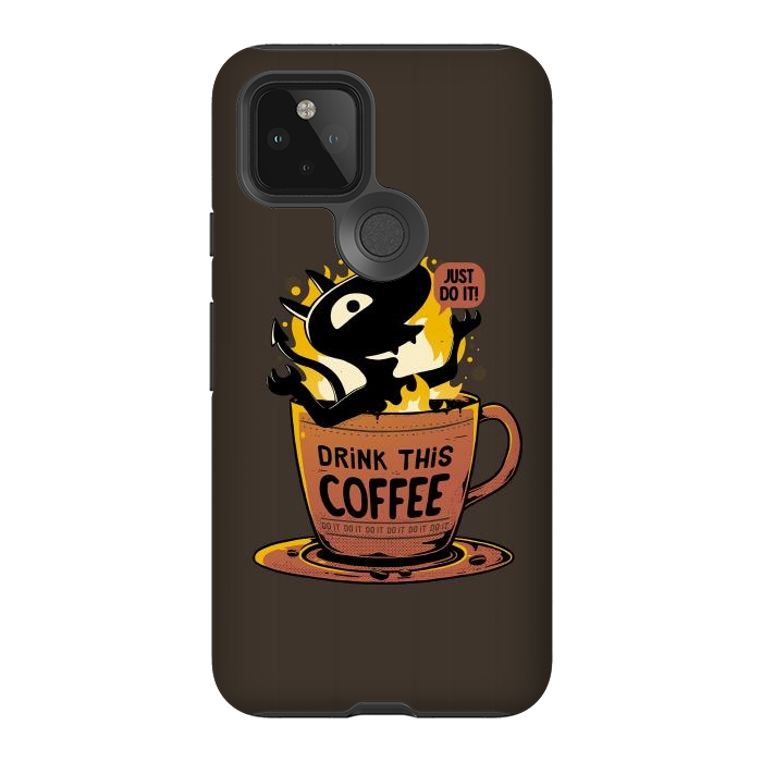 Pixel 5 StrongFit Luci Coffee by eduely