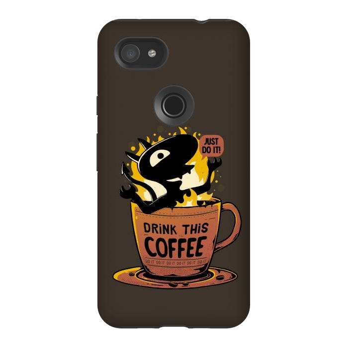 Pixel 3AXL StrongFit Luci Coffee by eduely