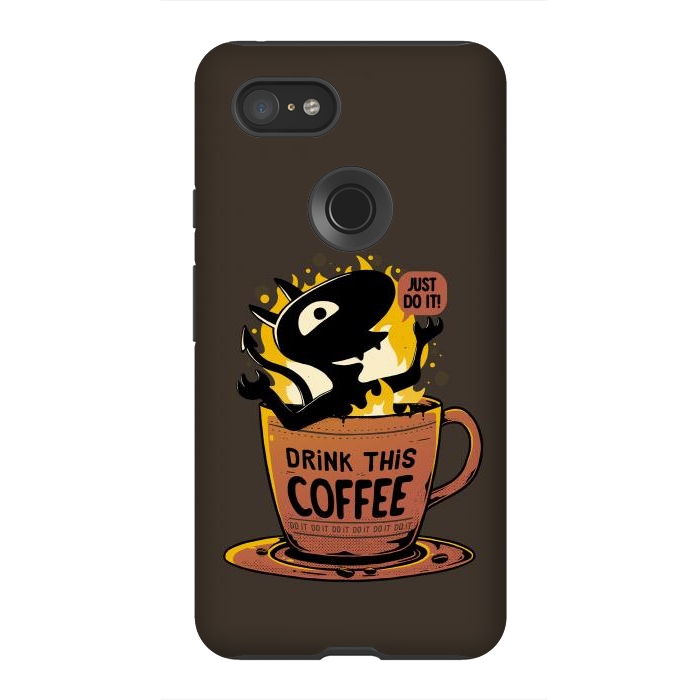 Pixel 3XL StrongFit Luci Coffee by eduely