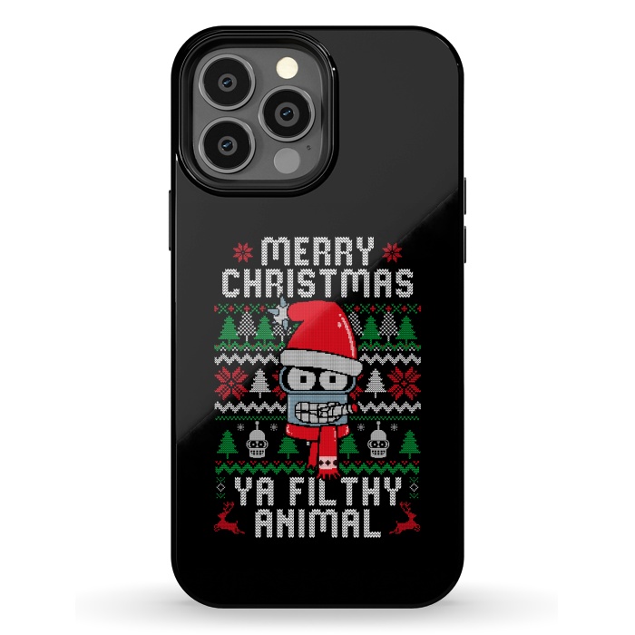 iPhone 13 Pro Max StrongFit Merry Christmas Ya Filthy Animal by eduely