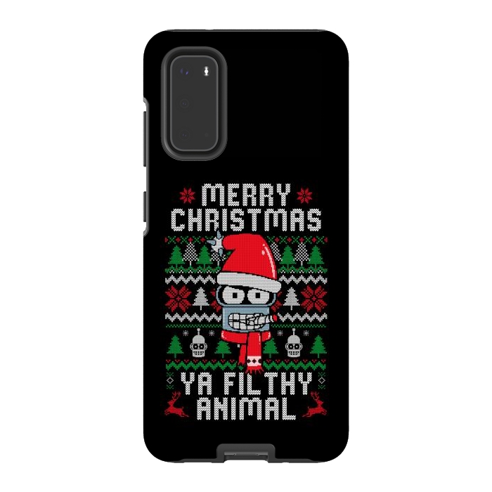 Galaxy S20 StrongFit Merry Christmas Ya Filthy Animal by eduely