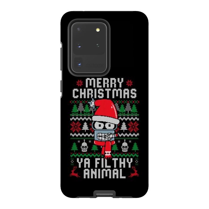 Galaxy S20 Ultra StrongFit Merry Christmas Ya Filthy Animal by eduely