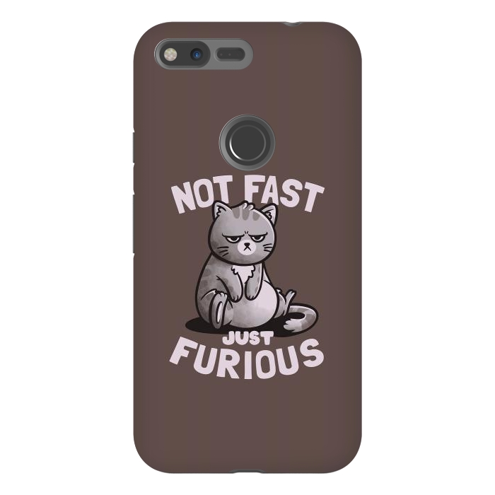 Pixel XL StrongFit Not Fast Just Furious Cute Funny Cat Gift by eduely