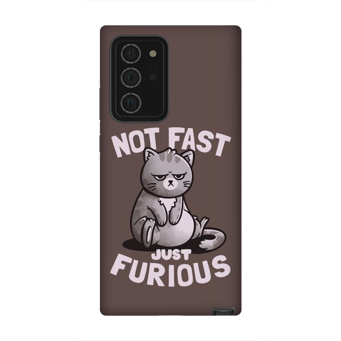 Galaxy Note 20 Ultra StrongFit Not Fast Just Furious Cute Funny Cat Gift by eduely