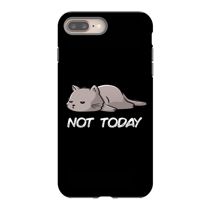 iPhone 7 plus StrongFit Not Today Cat by eduely