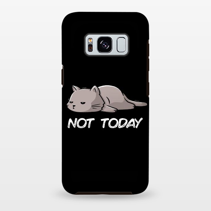 Galaxy S8 plus StrongFit Not Today Cat by eduely
