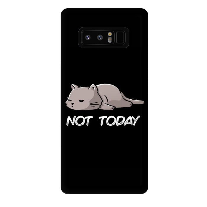 Galaxy Note 8 StrongFit Not Today Cat by eduely