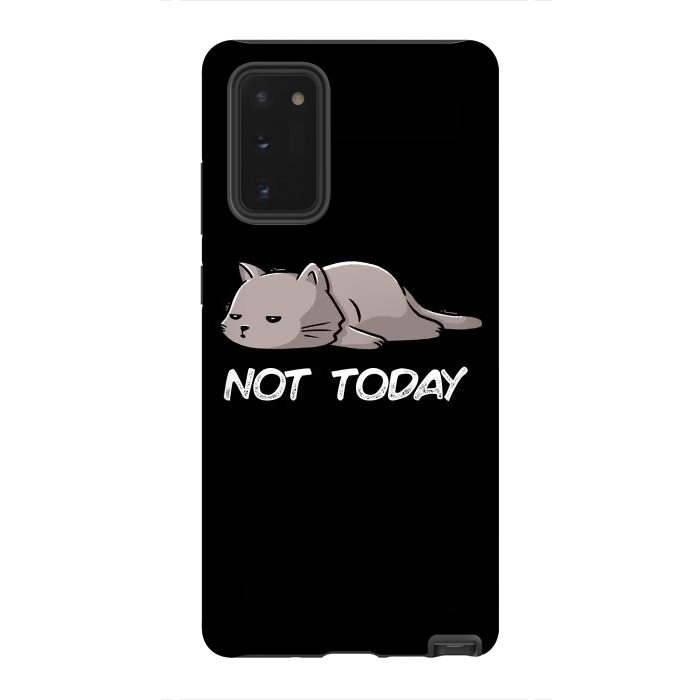 Galaxy Note 20 StrongFit Not Today Cat by eduely