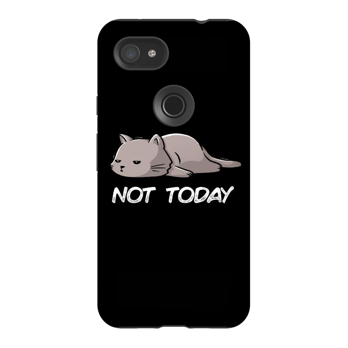 Pixel 3AXL StrongFit Not Today Cat by eduely