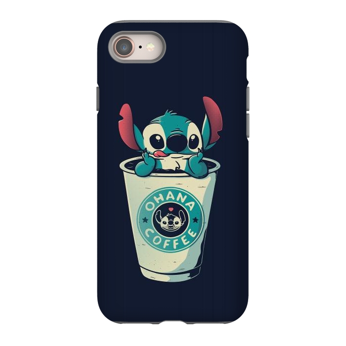 iPhone 8 StrongFit Ohana Coffee by eduely