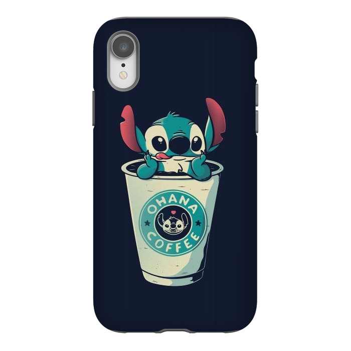 iPhone Xr StrongFit Ohana Coffee by eduely