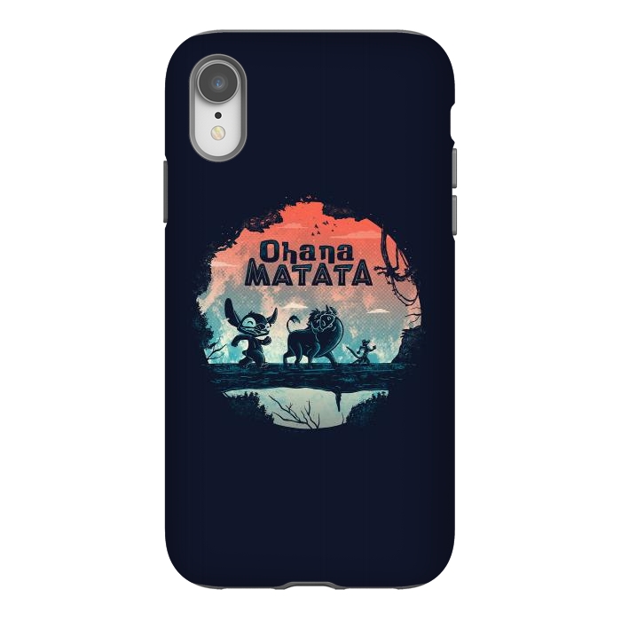 iPhone Xr StrongFit Ohana Matata by eduely