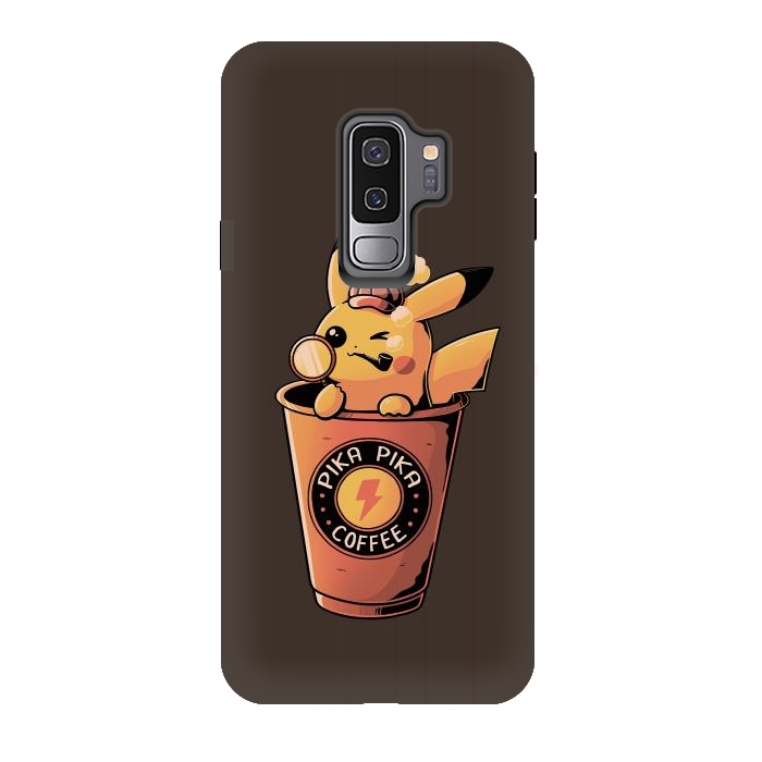Galaxy S9 plus StrongFit Pika Pika Coffee by eduely