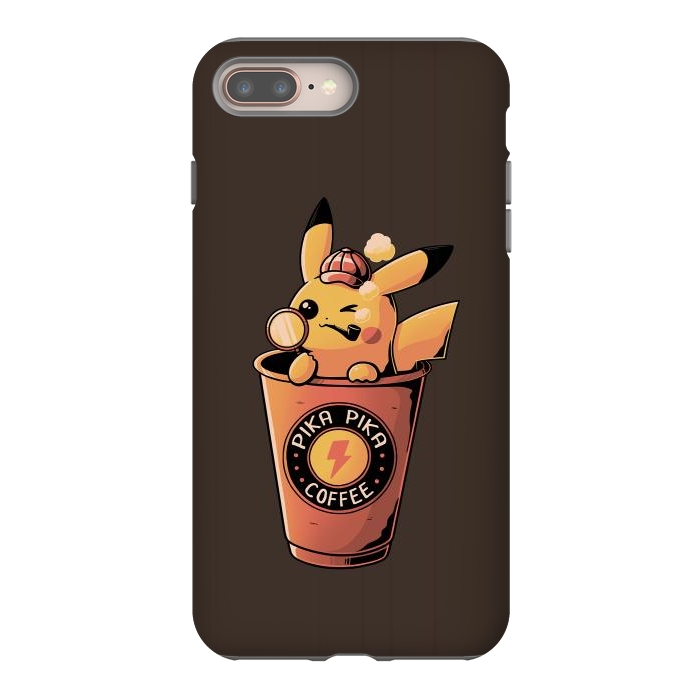 iPhone 8 plus StrongFit Pika Pika Coffee by eduely