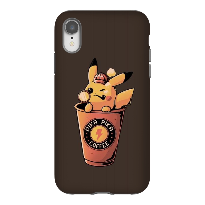 iPhone Xr StrongFit Pika Pika Coffee by eduely