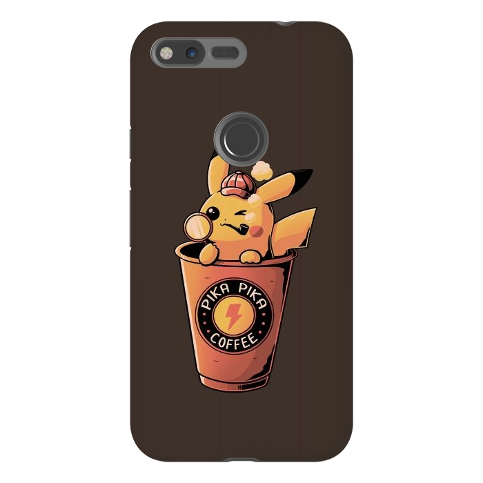 Pixel XL StrongFit Pika Pika Coffee by eduely