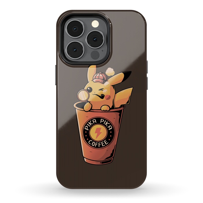 iPhone 13 pro StrongFit Pika Pika Coffee by eduely