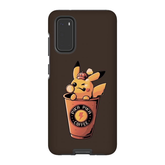 Galaxy S20 StrongFit Pika Pika Coffee by eduely