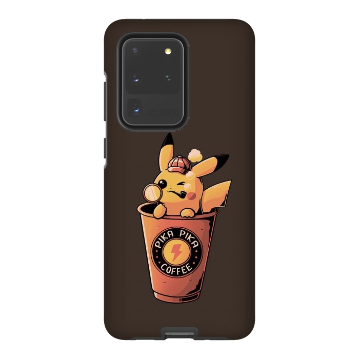 Galaxy S20 Ultra StrongFit Pika Pika Coffee by eduely