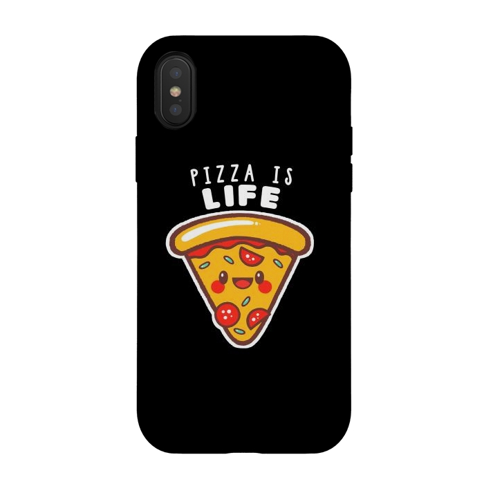 iPhone Xs / X StrongFit Pizza is Life by eduely