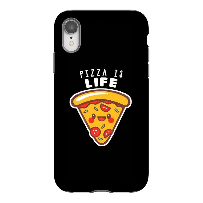 iPhone Xr StrongFit Pizza is Life by eduely