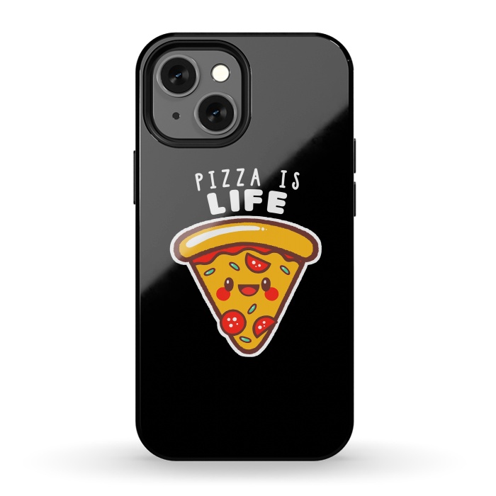 iPhone 13 mini StrongFit Pizza is Life by eduely