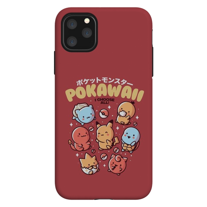 iPhone 11 Pro Max StrongFit Pokawaii by eduely