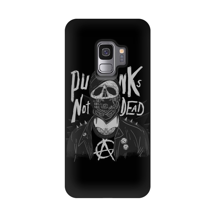 Galaxy S9 StrongFit Punk Skull by eduely