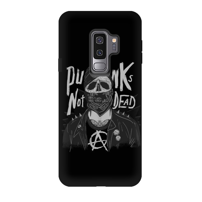 Galaxy S9 plus StrongFit Punk Skull by eduely