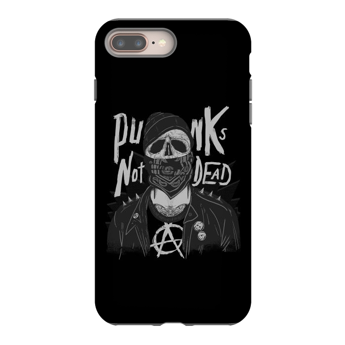 iPhone 8 plus StrongFit Punk Skull by eduely
