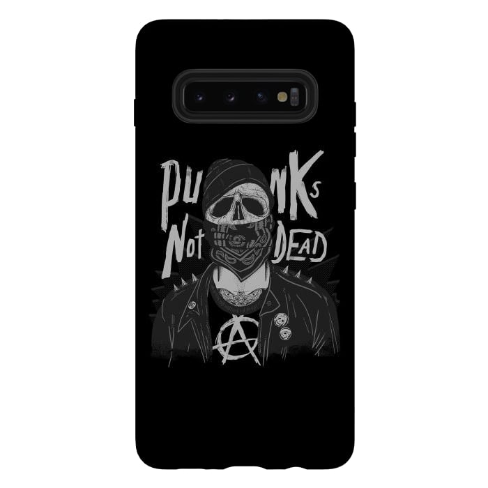 Galaxy S10 plus StrongFit Punk Skull by eduely