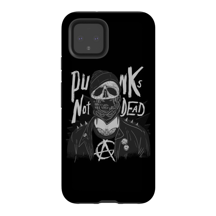 Pixel 4 StrongFit Punk Skull by eduely