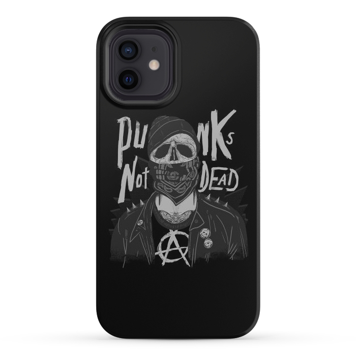 iPhone 12 mini StrongFit Punk Skull by eduely