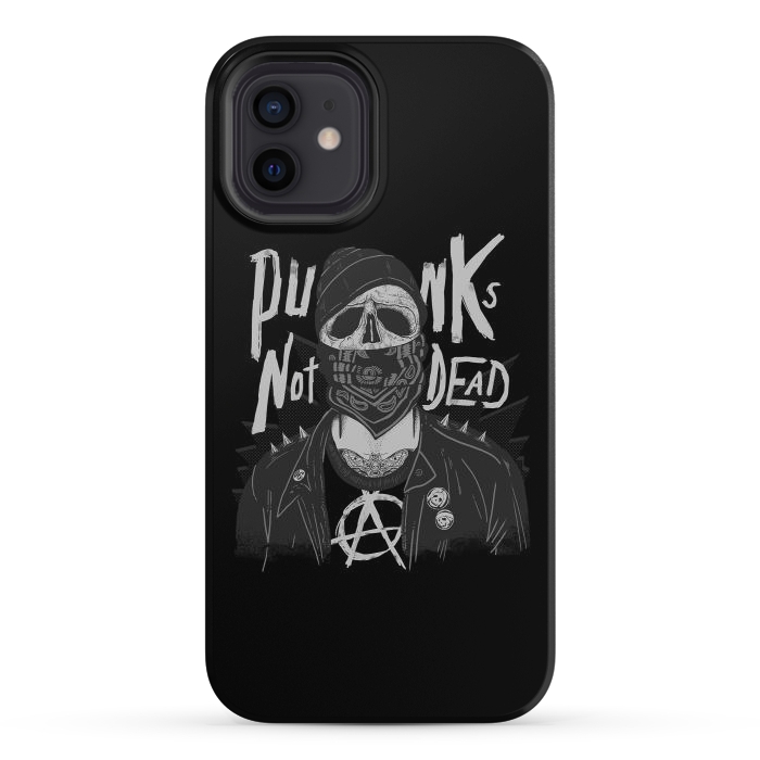 iPhone 12 StrongFit Punk Skull by eduely