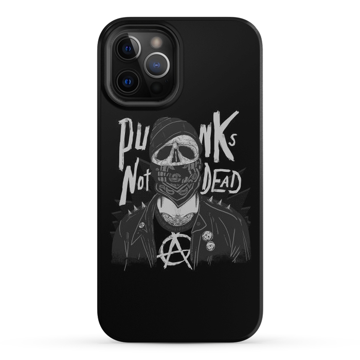 iPhone 12 Pro StrongFit Punk Skull by eduely